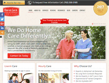 Tablet Screenshot of homecareassistancelasvegas.com